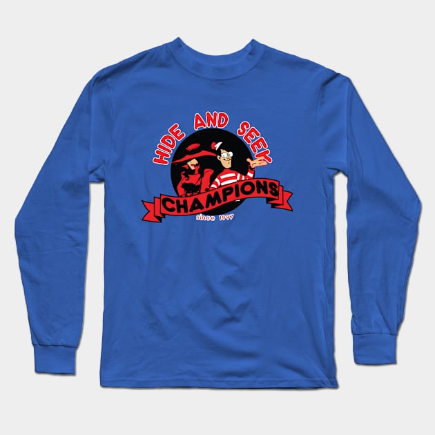 Hide & Seek Champions Long Sleeve T-Shirt by GarBear Designs